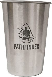 PTH018.jpg Pathfinder Stainless Steel Pint - 16oz Cup