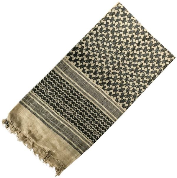 Pathfinder Tactical Shemagh Scarf Tan - Cotton Weave
