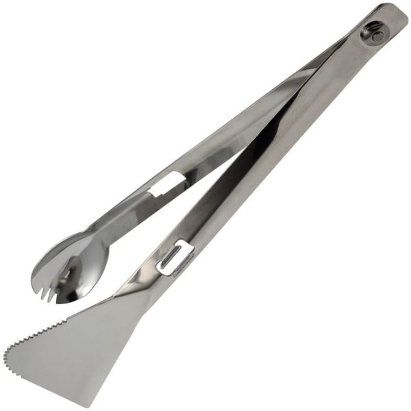 Pathfinder Camp Tongs Stainless Steel 10 inches