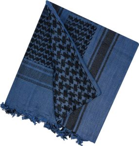 Pathfinder Tactical Shemagh Scarf Blue Cotton