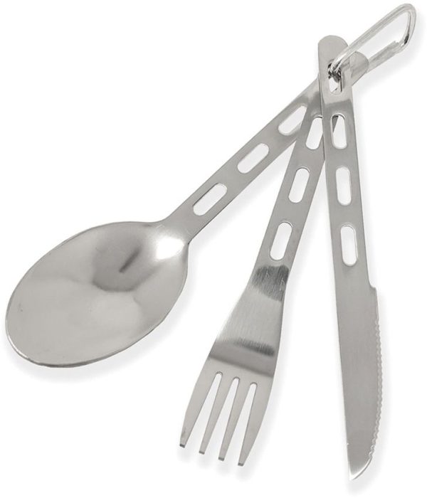 PTH058.jpg Pathfinder Utensil Set Stainless 3-Piece