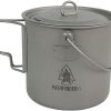 Pathfinder Titanium Bush Pot 1100ml with Lid and Strainer
