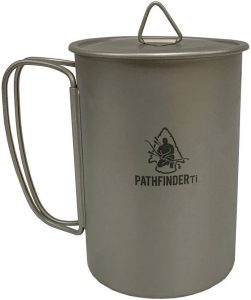 PTH202.jpg Pathfinder Titanium Cup 600ml with Lid