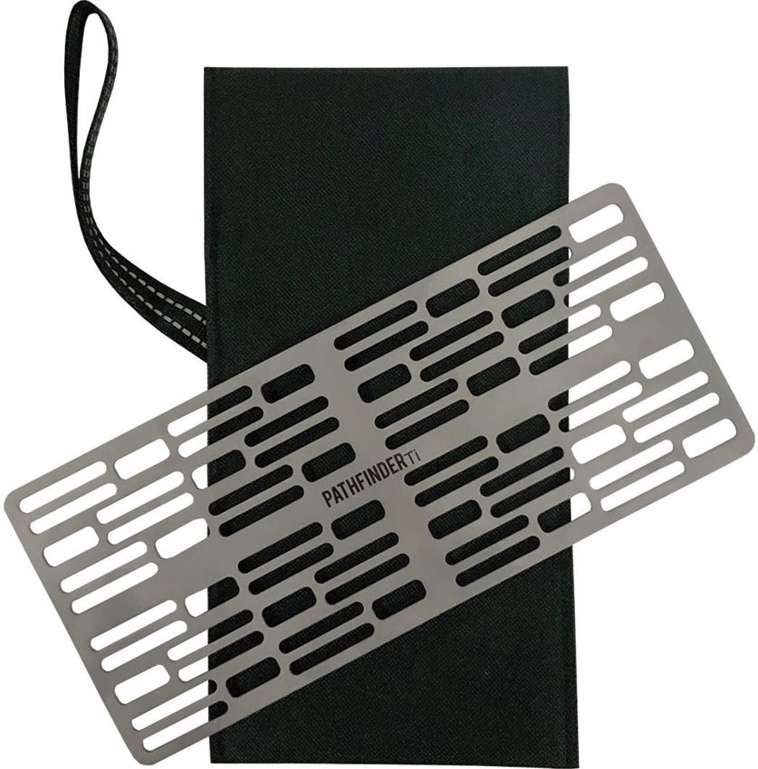 Pathfinder Titanium Grill with Carry Pouch
