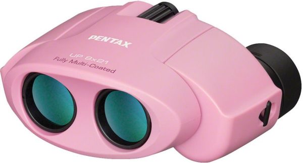 Pentax UP 8x21 Binoculars Pink Compact Porro Prism
