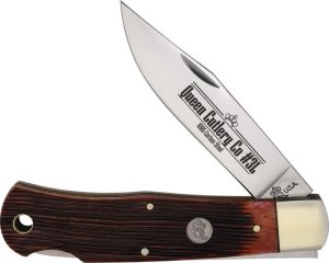 Queen Lockback Amber Winterbottom 1095HC Steel Folding Knife