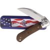 Queen Pattern 84 Folder Brown Micarta M390 Folding Knife
