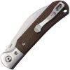 Queen Pattern 84 Folder Brown Micarta M390 Folding Knife
