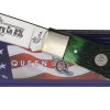 Queen Lockback Green Bone Jigged Knife