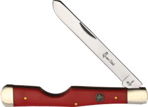 Queen Easy Open Red Synthetic Handle Knife