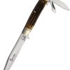 Queen Fixed Folder Winterbottom Brown Bone Knife
