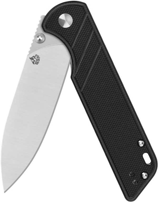 QSP Parrot Linerlock V2 Black G10 Folding Knife