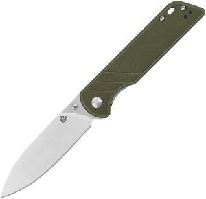 QSP Parrot Linerlock V2 Green G10 Folding Knife