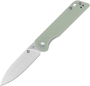 QSP Parrot Linerlock V2 Jade G10 Folding Knife