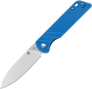 QSP Parrot Linerlock V2 Blue G10 Folding Knife