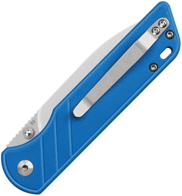 QSP Parrot Linerlock V2 Blue G10 Folding Knife