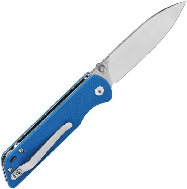 QSP Parrot Linerlock V2 Blue G10 Folding Knife