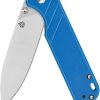 QSP Parrot Linerlock V2 Blue G10 Folding Knife
