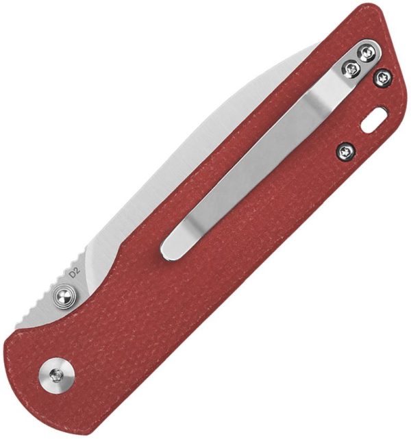 QSP Parrot Linerlock V2 Red G10 Folding Knife