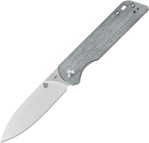 QSP Parrot Linerlock V2 Denim Micarta Folding Knife