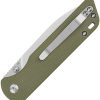 QSP Parrot Linerlock V2 Green Micarta Folding Knife