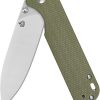 QSP Parrot Linerlock V2 Green Micarta Folding Knife