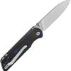 QSP Parrot Linerlock V2 Blue Carbon Fiber Folding Knife