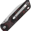 QSP Parrot Linerlock V2 Red Carbon Fiber Folding Knife
