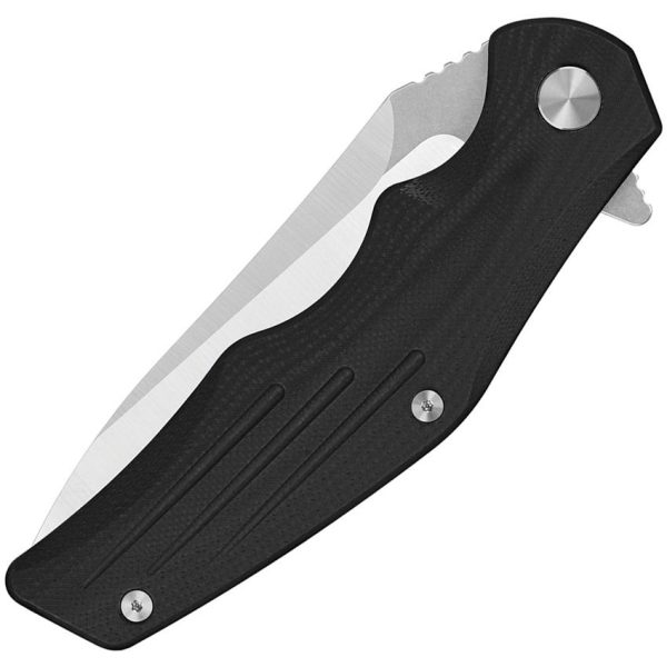 QSP Pangolin Linerlock Folding Knife - Black G10