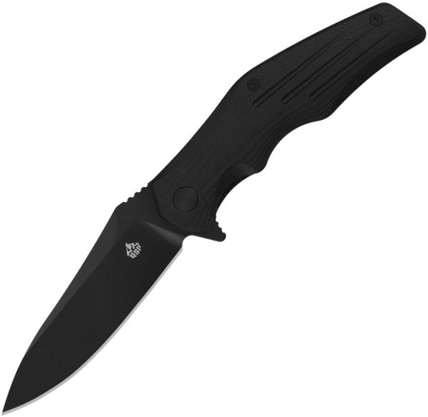 QSP Pangolin Linerlock Folding Knife - Black Stonewash