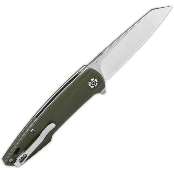 QSP Phoenix Linerlock Folding Knife - Green G10