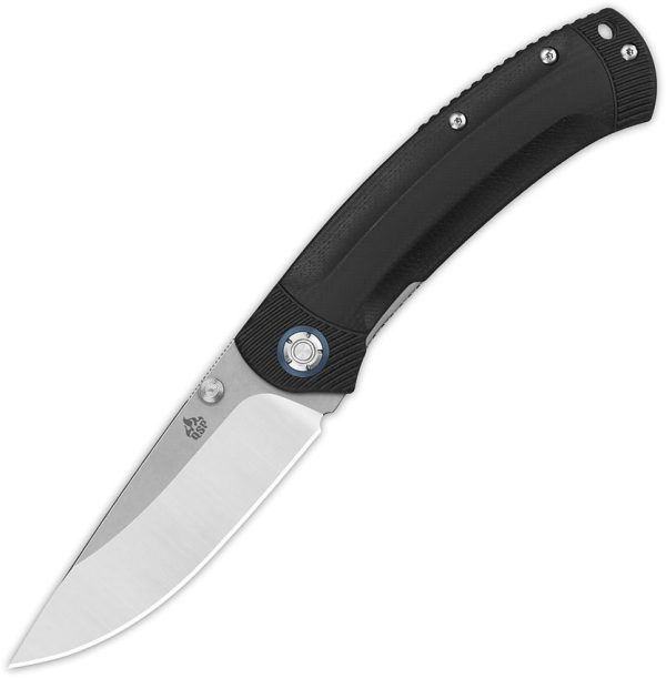 QSP Copperhead Linerlock Folding Knife - Black G10