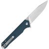 QSP Mamba Linerlock Folding Knife - Blue Micarta Satin