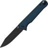 QSP Mamba Linerlock Folding Knife - Blue Micarta Stonewash