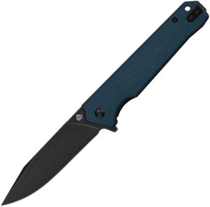 QSP Mamba Linerlock Folding Knife - Blue Micarta Stonewash