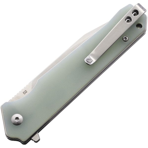 QSP Knife Mamba Linerlock - Jade G10 D2