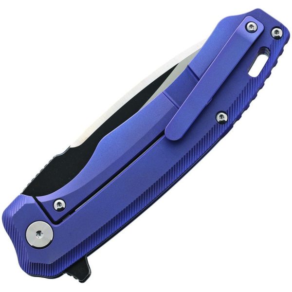 QSP Knife Woodpecker Framelock - Purple Titanium M390