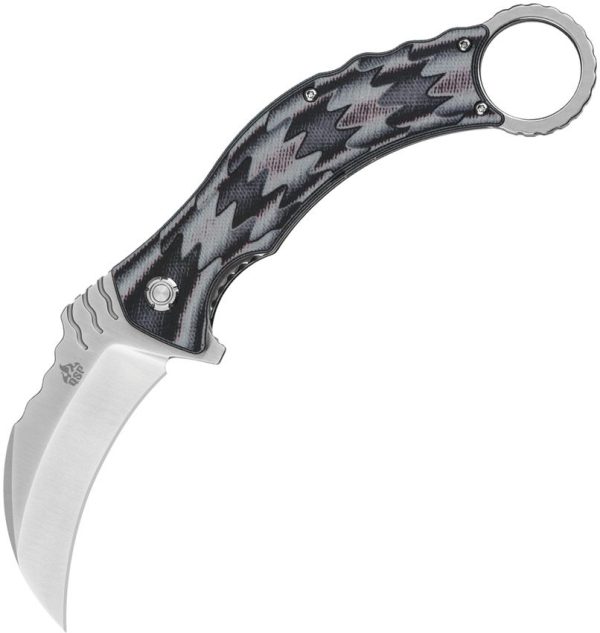 QS120E.jpg QSP Knife Eagle Karambit Linerlock - Gray G10
