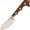 QSP Knife Neckmuk Brown G10 - Full Tang Neck Knife