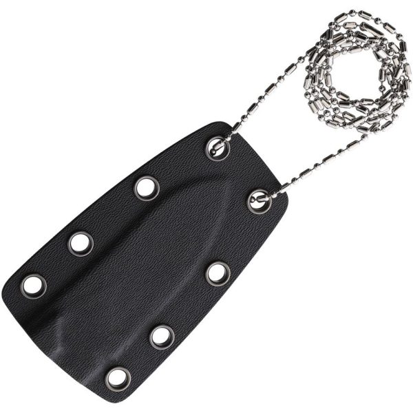 QSP Knife Neckmuk Brown G10 - Full Tang Neck Knife