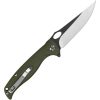 QSP Knife Gavial Linerlock - Green G10 D2 Blade