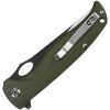 QSP Knife Gavial Linerlock - Green G10 D2 Blade