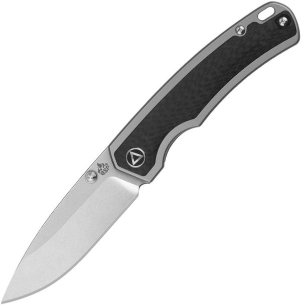 QSP Puffin Framelock Folding Knife Titanium CPM S35VN