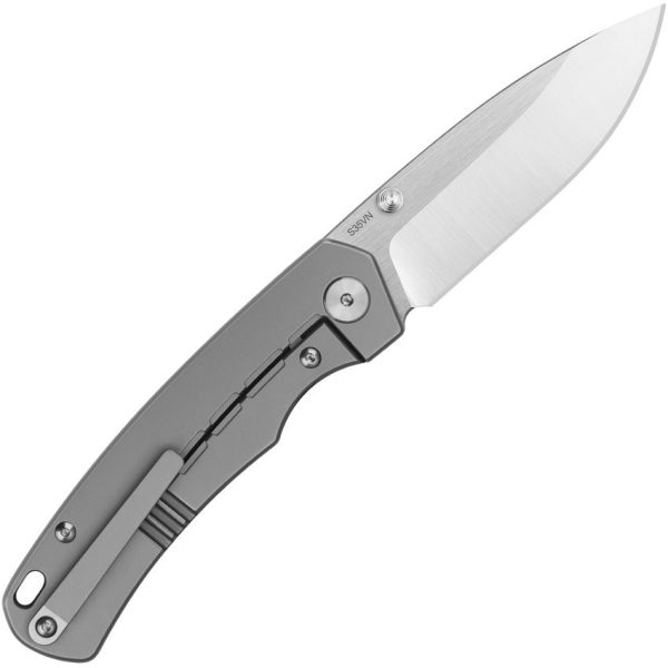 QSP Puffin Framelock Folding Knife CPM S35VN Titanium