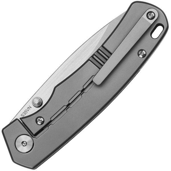 QSP Puffin Framelock Folding Knife CPM S35VN Titanium