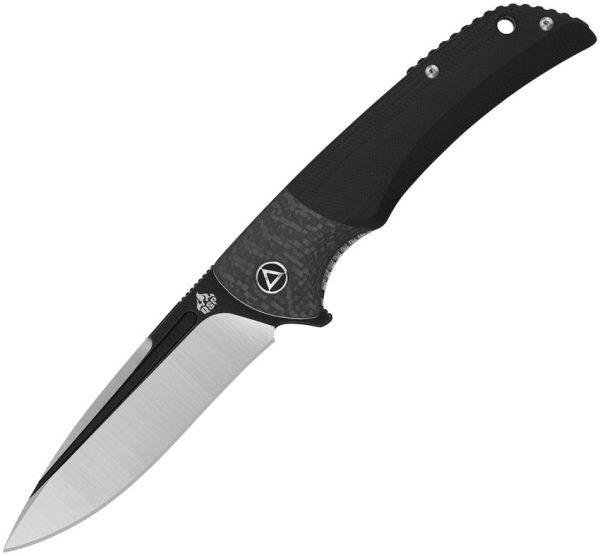 QSP Harpyie Linerlock CPM S35VN Black Folding Knife