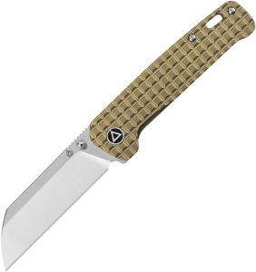 QSP Penguin Framelock Folding Knife 154CM Titanium Frag