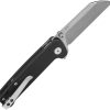 QSP Penguin Button Lock Folding Knife 14C28N Black G10