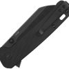 QSP Penguin Button Lock Folding Knife 14C28N Sandvik Black G10