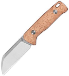 QSP Baby Penguin Fixed Blade 14C28N Copper G10 Knife